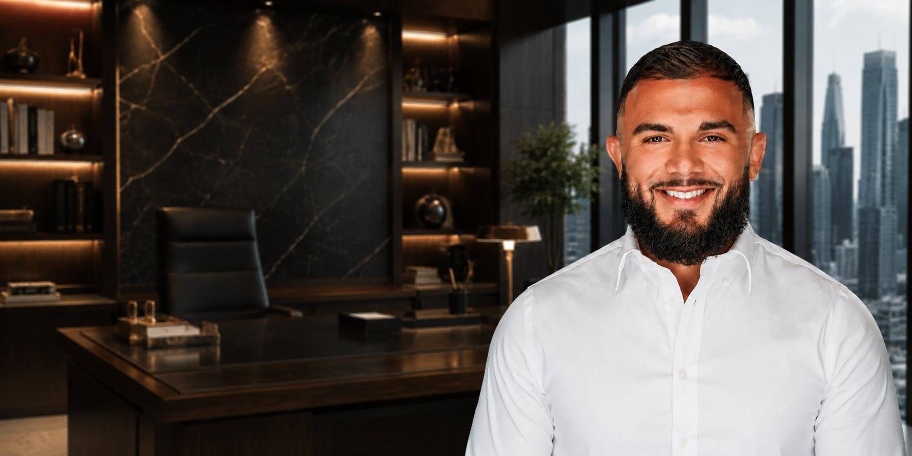 Javier G. Ramirez — Miami real estate broker in luxury office